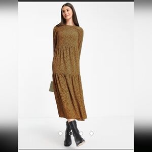 Leopard Print Maxi Dress